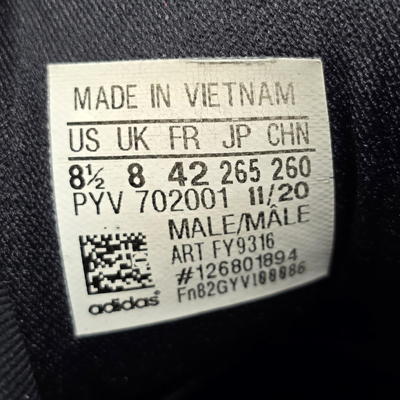 Adidas UltraBoost 4.0 Mens Sz 8.5 DNA Running Shoes Black Gold FY9316 Pre-owned - Picture 4 of 10